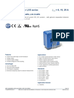 Current Transducer LXS Series 6, 15, 25 A: Ref: LXS 6-NPS, LXS 15-NPS, LXS 25-NPS