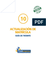 176 Actualizacion de Matricula de Comercio 1