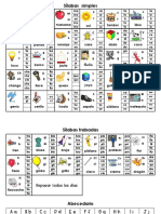 Tabla de Silabas para Aprender A Leer