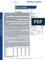 Indian Hotels Company: Cost Optimization - Driver of Profitability