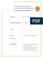 Caso de Peritaje Contable Judicial de Carácter Penal