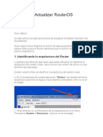 MikroTik - Actualizar RouterOS