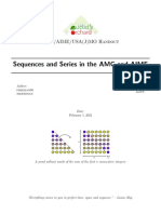 Sequences and Series in The AMC and AIME