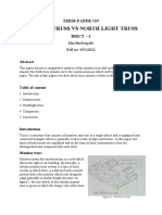 Monitor Truss Vs North Light Truss: Term Paper On