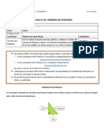 Guia N°29 Matemática Teorema de Pitágoras