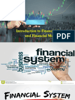 Introduction To Financial Systems and Financial Markets