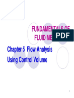 CHAP05 - Flows Analysis Using Control Volume