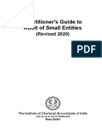 Practitioner S Guide To Audit of Small Entities Revised 2020