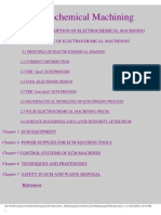 Electrochemical Machining