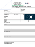 Monitoring and Evaluation Checklist For School Learning Action Cell (SLAC)