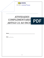 Atividades Complementares - 1 - Art 22 Ao Inciso XV0 1