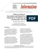 Mode of Action of Insecticides