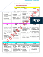 CRITERIOS DE EVALUACIÓN 4to SEGUNDO TRIMESTRE