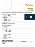 MSDS Aceite de Pino CAS 8002 09 3