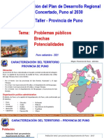 Formulación Del Plan de Desarrollo Regional Concertado, Puno Al 2030 Taller - Provincia de Puno