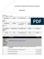 DFA - Questionnaire Format