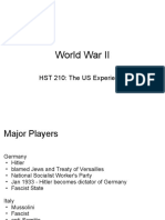 World War II: HST 210: The US Experience