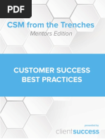 Ebook - CSM From The Trenches - Customer Success Best Practices (By ClientSucces)