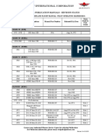 Mooney International Corporation: Technical Publication Manuals - Revision Status