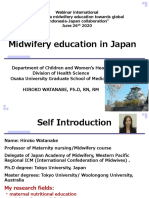 Midwifery Education in Japan