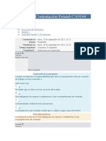 Diplomado Contratación Estatal - Docx - Unidad 1 Evaluacion