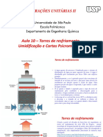Aula 10 - Torres de Resfriamento, Umidificação e Cartas Psicrométricas
