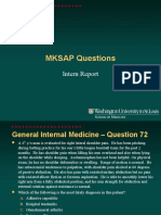 MKSAP Questions: Intern Report