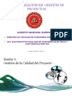 Sesion 7 - GESTION DE LA CALIDAD