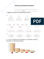 Iii Examen Bimestral de Razonamiento Matemático Tercer Grado