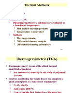 Theory - Instrumentation - Thermal Methods