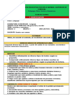 Plan de Clase Sinónimo y Antónimo