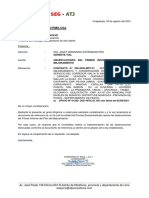 CARTA N°0212-2021-GSV-RMS-CSA A CNN-Observaciones Del 1° INFORME DE PRIMER PLAN DE MEJORAMIENTO