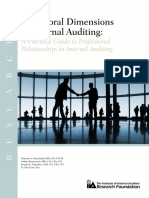 IIARF Behavioral Dimensions of Internal