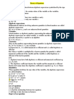 Theory of Equations Capter2