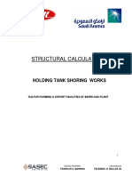 Structural Calculation - Excavation Shoring