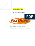 Business Plan: Fast Food Restaurant