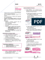  Epithelial Tissues