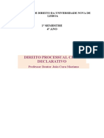 Processual Civil Declarativo Ines Carreiro Antonio Garcia