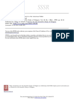 1999 - Christianity and The Environment in The American Public - Boyd