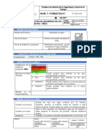 FT-SST-091 Formato Hoja de Datos de Seguridad de Los Elementos