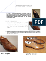 Full Brogue Quarter Brogue: Chapter 3: Styles of Footwear