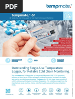 Tempmate S1 - Single Use Data Logger