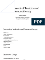 Immunotherapy Toxicity Management