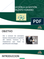 Introducciã - N A La Gestiã - N Del Talento Humano