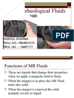 Magnetorheological Fluids: Anshul Sharma ROLL NO:-RB4801A15 REG. NO.: - 10807177