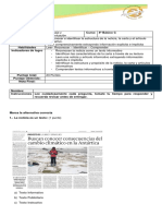 Prueba de Lenguaje Textos Informativos