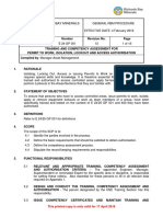 E 24 GP 001 Training and Competency Assessment For Permit To Work, Isolation, Lockout and Access Authorisation