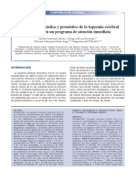 Resolución Diagnóstica y Pronóstico de La Isquemia Cerebral Transitoria en Un Programa de Atención Inmediata