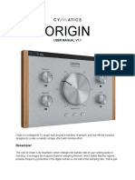 Cymatics Origin Manual