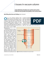 Entrainment Issues in Vacuum Column Flash Zones